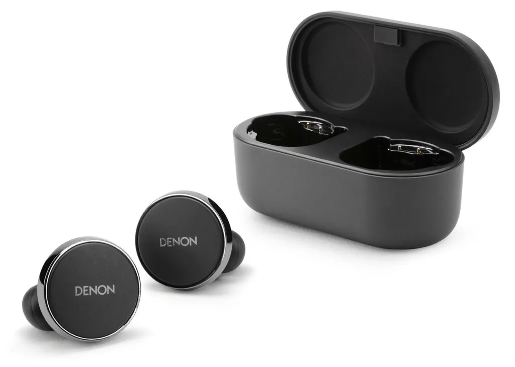 Écouteurs Denon PerL Pro noir : Audio sans fil pour vos trajets et bureau