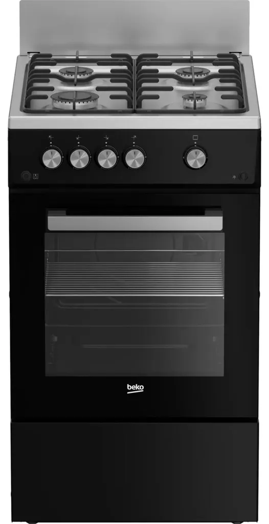 Cuisinière Gaz Beko 65L Idéale Petite Cuisine - Largeur 50 cm Inox