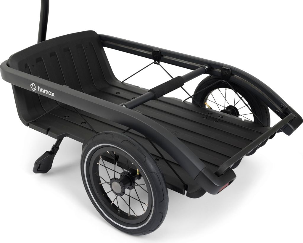 Remorque Vélo Enfant Venture Noire - Transport Sûr Et Image du produit 