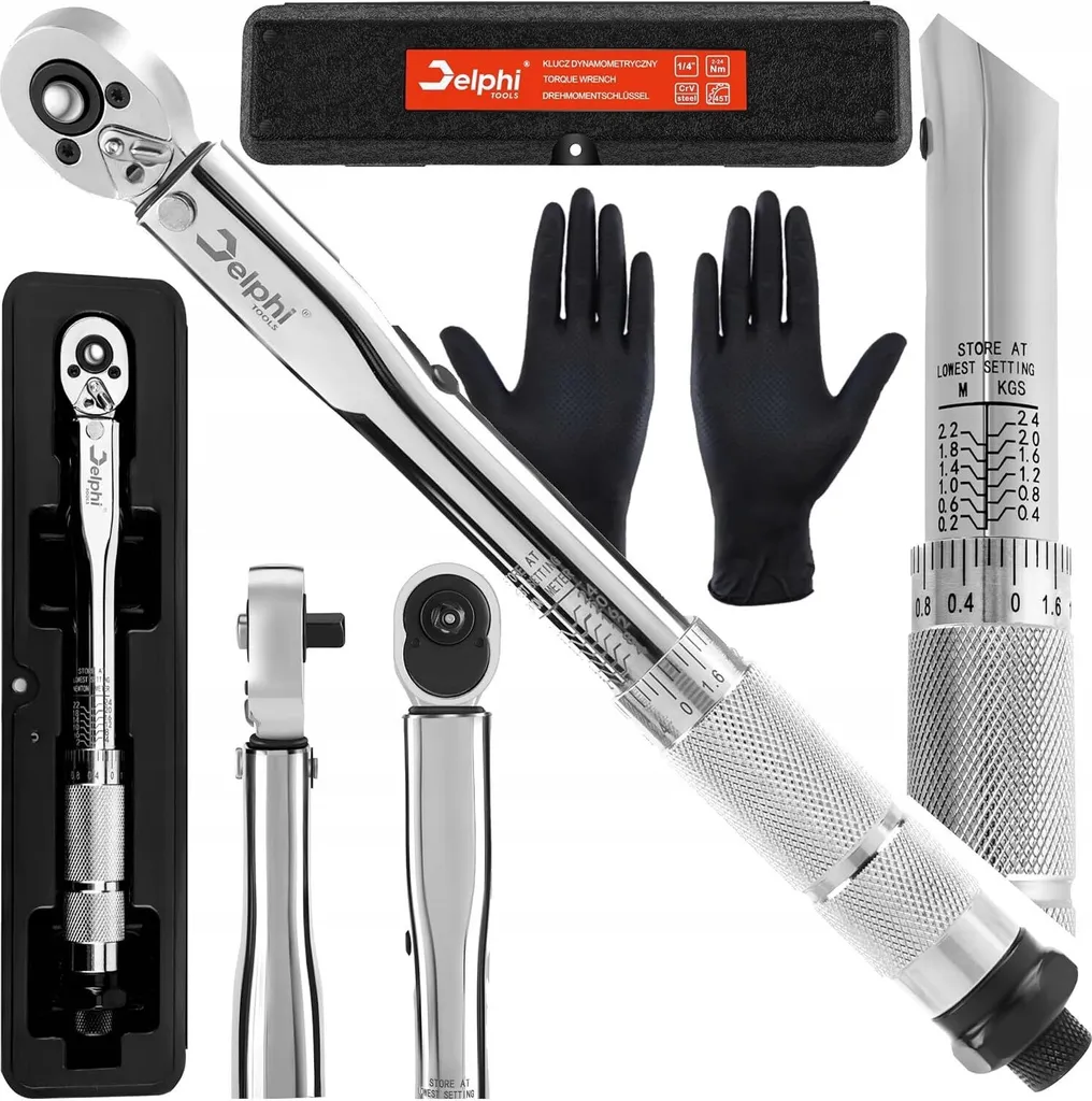 Évitez la Casse avec la Clé Dynamométrique DELPHI 1/2" 2-24Nm ±4% Précise