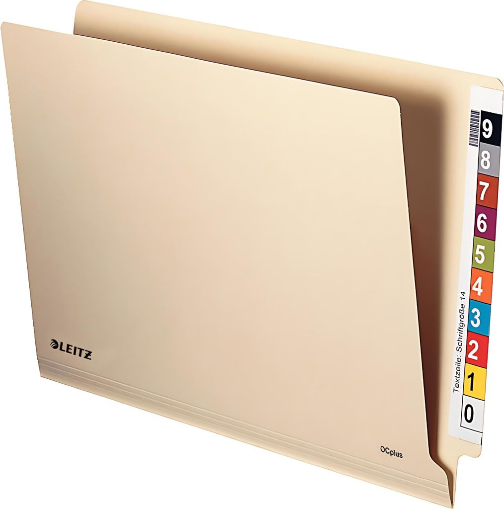LEITZ Einstellmappe OrgacolorPlus, A4, mit Tab, chamois