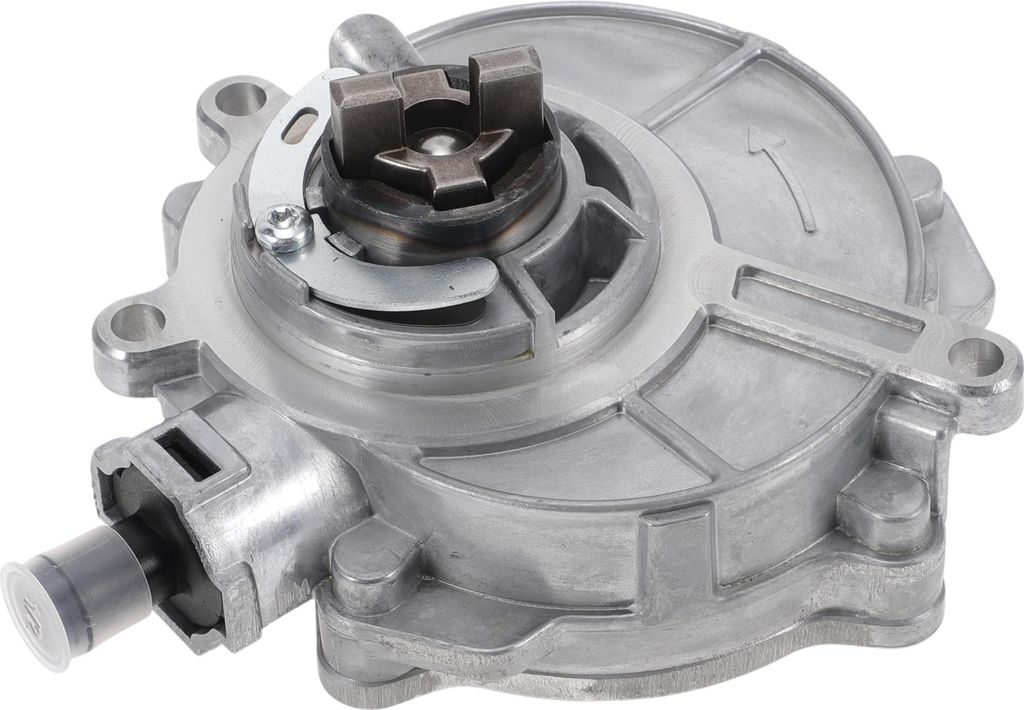 Bremsenvakuumpumpe Nr. 06E145100M Motorvakuumpumpe für Audi Q7 2010-2023 Aluminiumlegierung Silberton 1 Stück