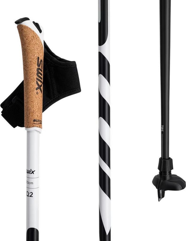 Swix Q2 Pole Unisex Langlaufstöcke Cross Country weiß 150