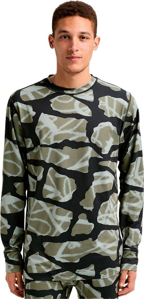 Burton Midweight Crew Langarm-baselayer Grün,Schwarz M Herren Grün,Schwarz M