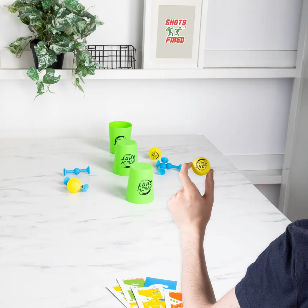 Trick Shot Jeu de Table Interactif 60 Niveaux de Difficulté Inclus - 5
