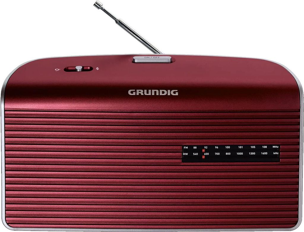 Grundig Music 60 rot/silber Produktbild 2