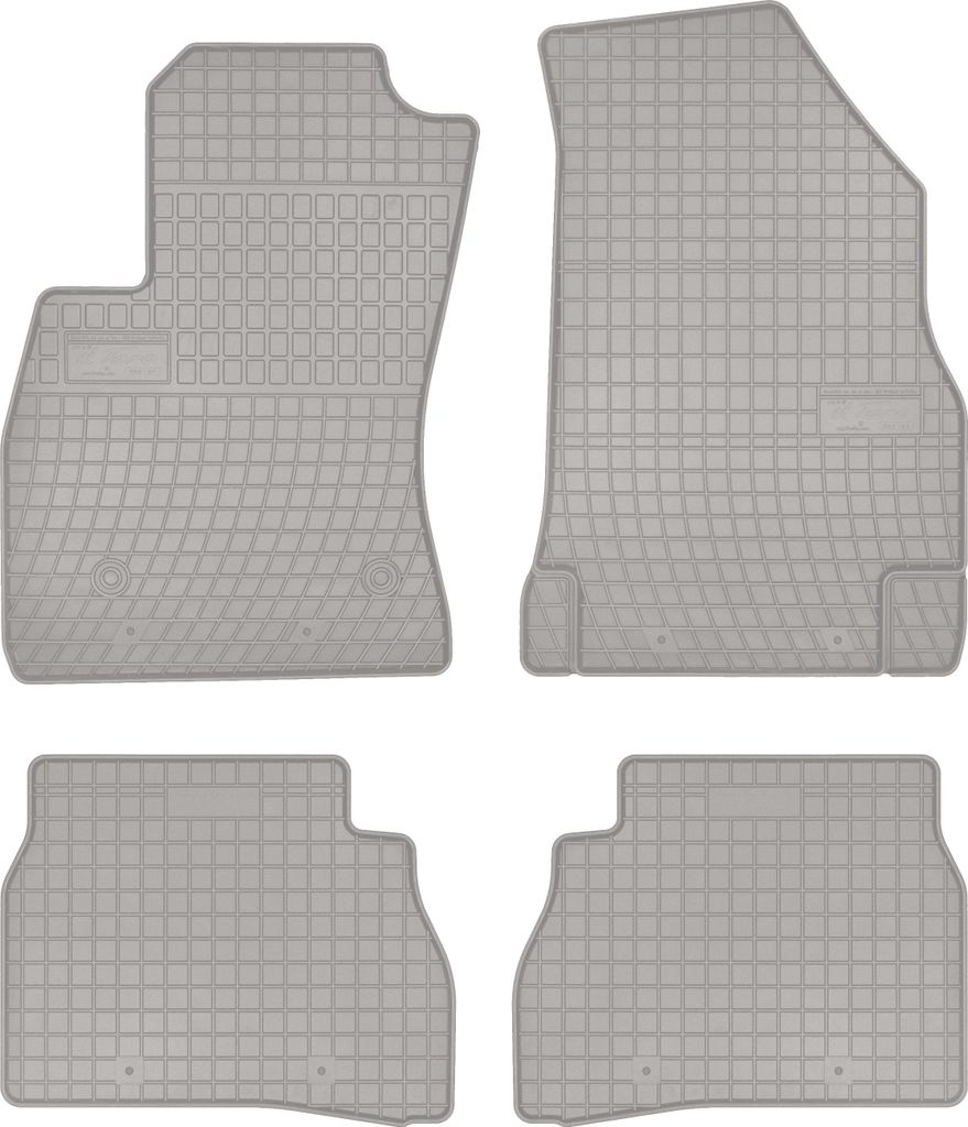 Gummi-Fußmatten für RAM ProMaster 2013- – kombivan, Set 4, Befestigung