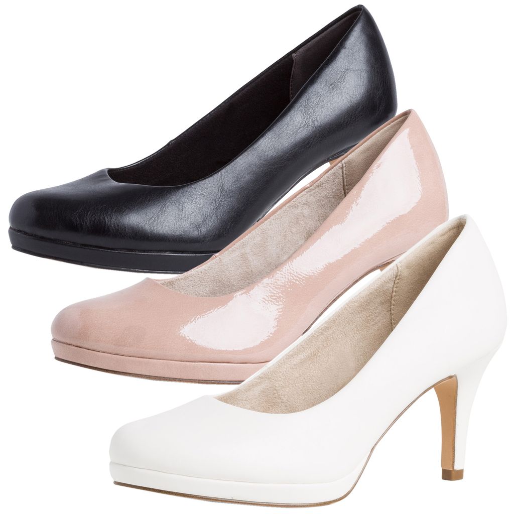 Tamaris Damen Schuhe Pumps Trichterabsatz 1-22444-28, Größe:37 EU, Farbe:Schwarz
