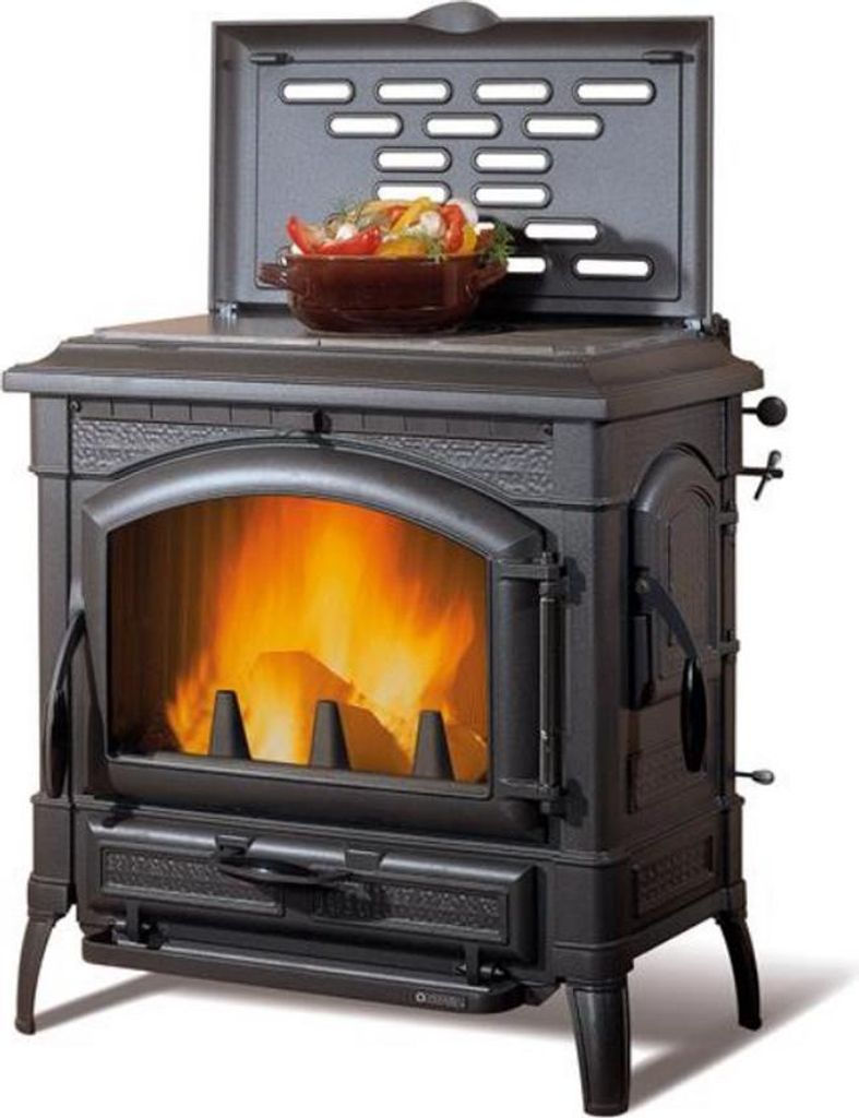 Stufa a legna nera da 11,9kw Nordica extraflame 7119111 Immagine del prodotto 