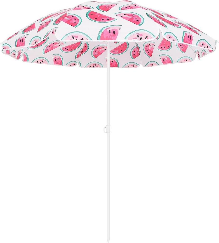 Parasol de plage et de balcon 160 cm – Motif « Pastèque » – Image du produit 