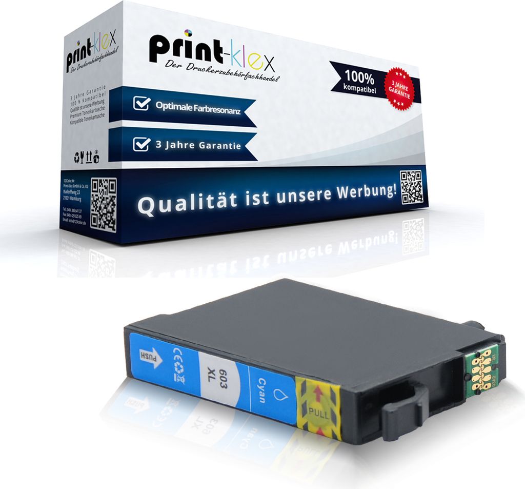 Kompatible Tintenpatrone für Epson WorkForce WF 2810 DWF WorkForce WF 2830 WorkForce WF 2835 DWF WorkForce WF 2850 DWF 603XL C13T03A24010 603 603 ...