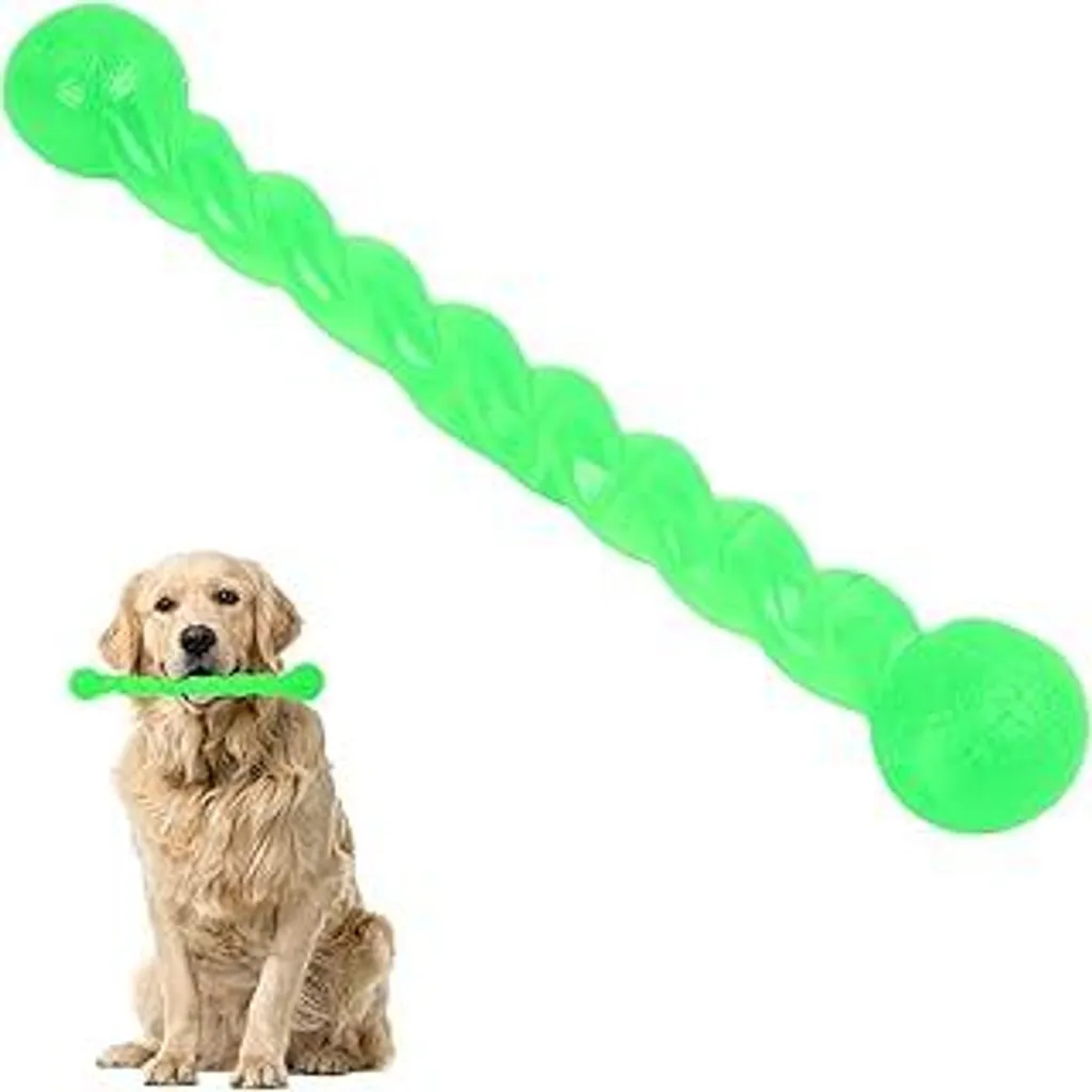 Spazzolino Denti Cane Nivofu Gomma Naturale Resistente per Masticatori