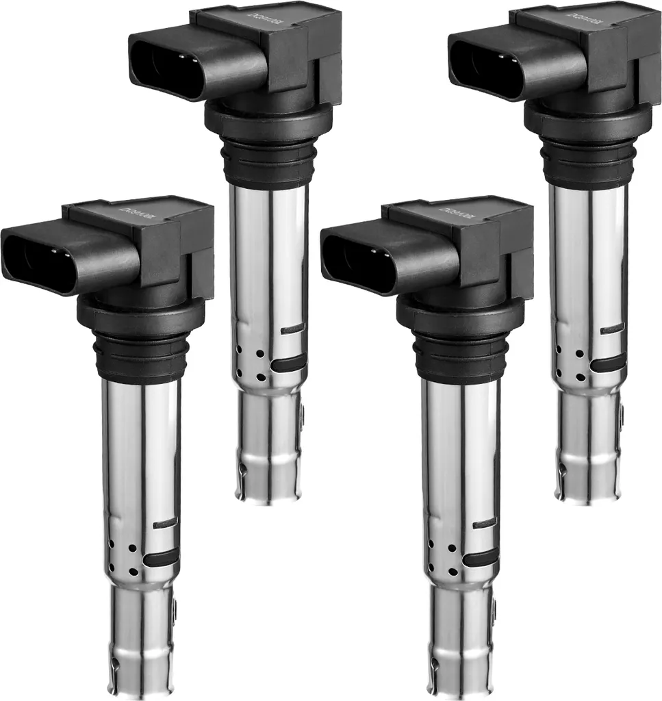 Bobine d'allumage pour Audi A3 et VW Golf : pack de 4 pour entretien VAG