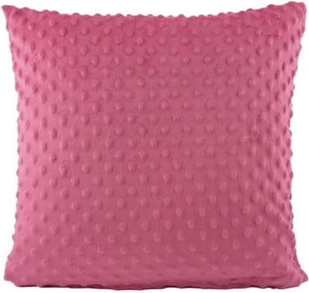 Copricuscino 40x40 Minky Rosa Scuro Amaranto | Design 3D Luxury Home