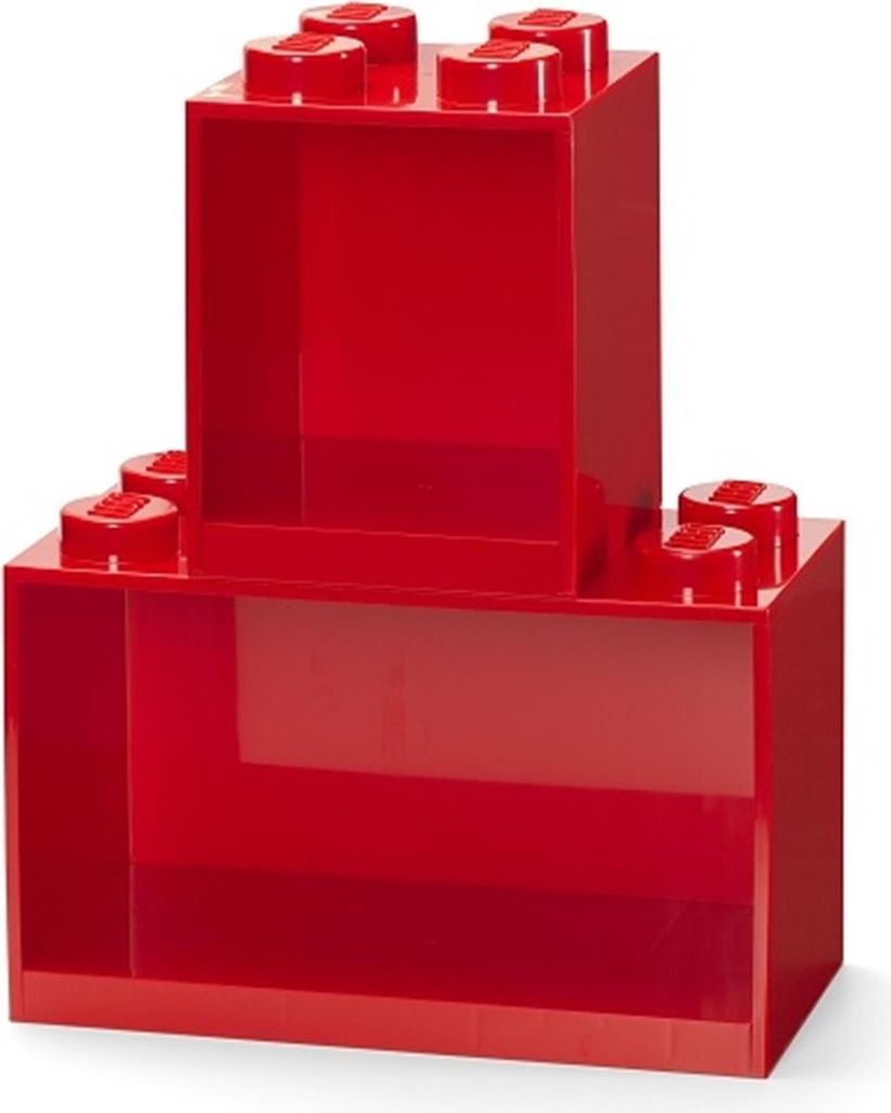 Set di 2 mattoncini LEGO da appendere - rosso Immagine del prodotto 