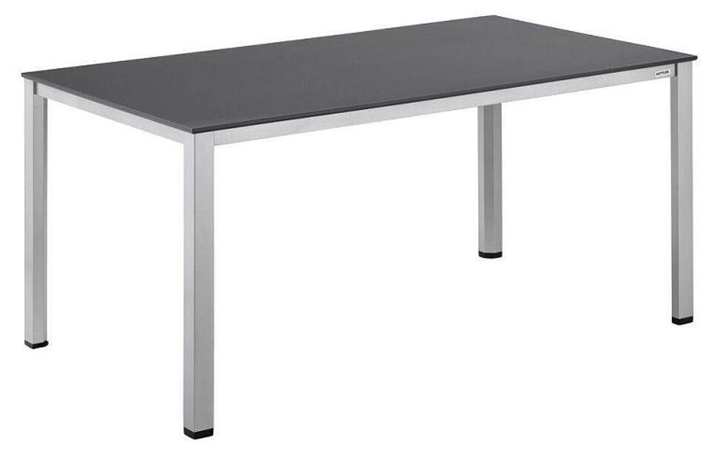 KETTLER Cubic Dining-Tisch 160x90 cm silber/anthrazit, Produktbild 