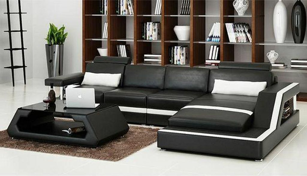 Ledersofa Xxl Wohnlandschaft Garnitur Eckcouch Leder Garnitur Ecksofa Polster
