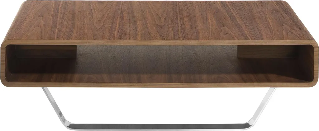 Table basse rectangulaire noyer stable et durable pour salon de luxe - 2