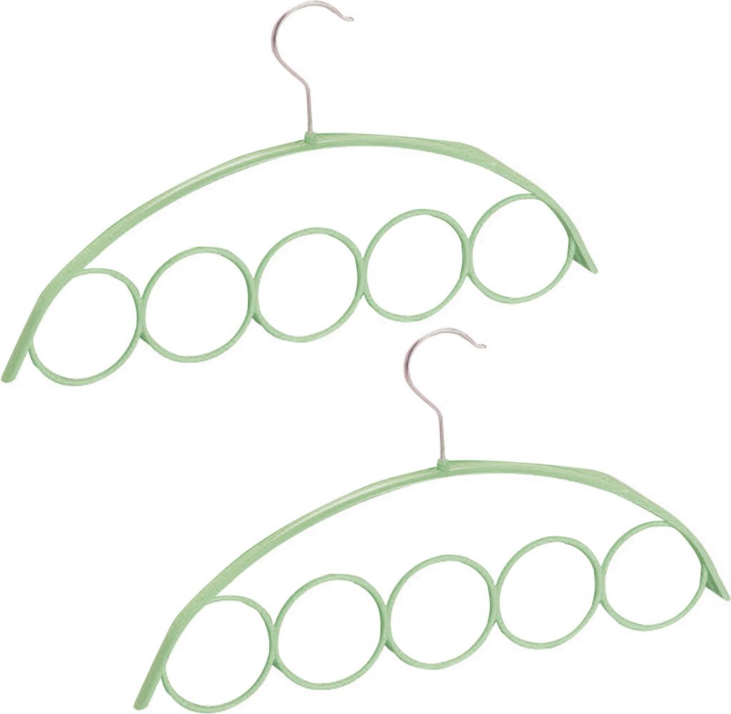 2 Stück Kleiderbügel mit mehreren Löchern, kratzfest, große Kapazität, stark belastbar, rutschfest, Organisation trockener Kleidung, Krawatten...