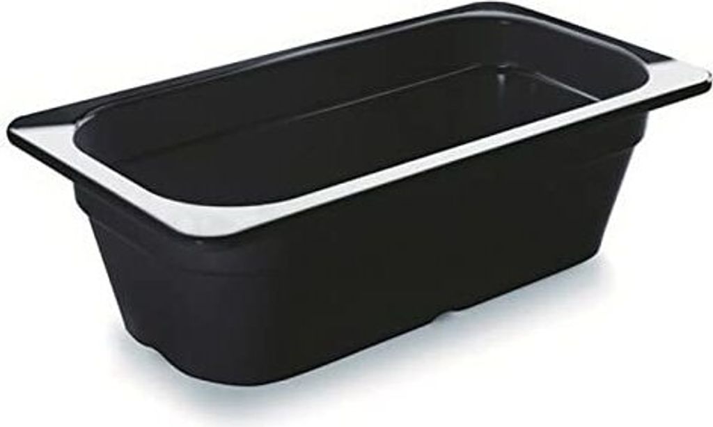 LACOR SCHWARZ BEHALTER Melamine GN 1/3X65MM, Black, 33 x 18 Produktbild 