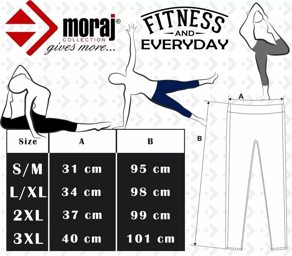 Wzorzyste legginsy sportowe damskie Moraj z wysokim stanem Zdjęcie produktu 7