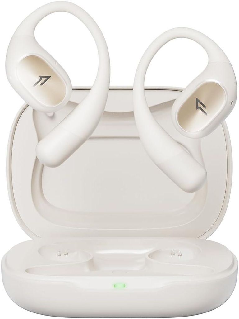 Open Ear Kopfhörer Bluetooth 5.3, Ultraleichte mit Ohrbügel, mit ENC Mikrofon, 38 Std. Spielzeit, IPX5, Druckvoller Bass, Ohrhörer für Sports/F...