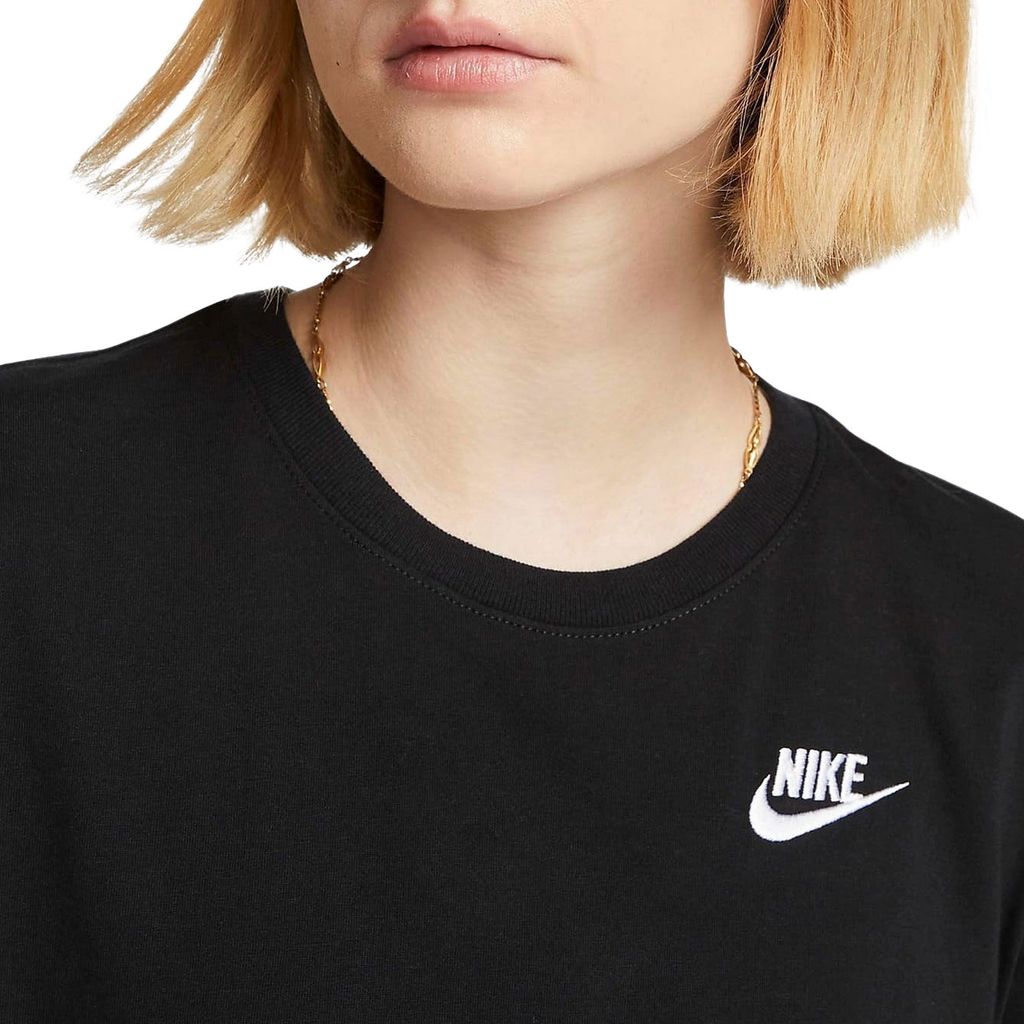 NIKE Sportswear Club Essentials T-Shirt Damen schwarz M Produktbild 15