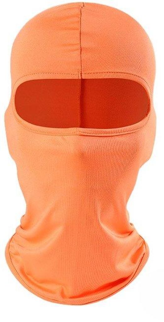 Winddichtes Fahrradhelm, vollkörperndes Sport-Neckschutz für Radfahren, Motorrad-Abdeckung, Sonnenbrand-Schutz, Orangefarben, 2er Pack