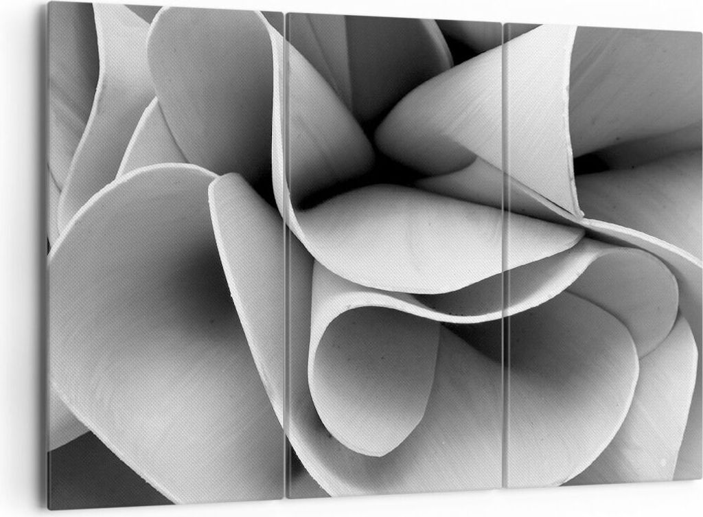 Bild auf Leinwand - Leinwandbild - 3 Teile - Material Ornament Stück - 165x110cm - Wand Bild - Wanddeko - Wandbilder - Leinwanddruck - Bilder - Wa...
