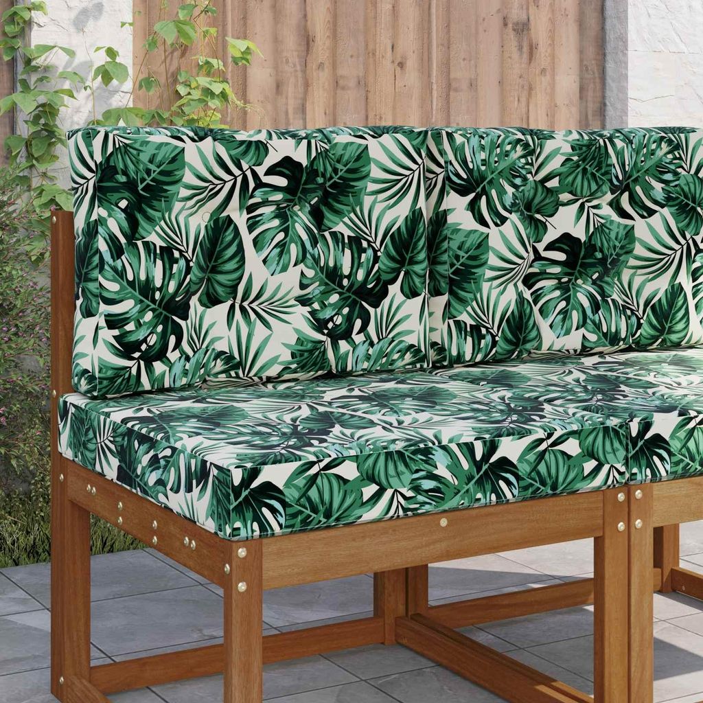 Sofakissen für draußen (2 pcs)- CLORIS - Blattmuster Polyester - Gartenmöbelauflagen C1673