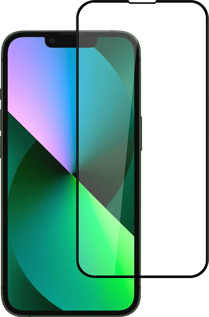 Anti Casse Écran iPhone 13 Mini Verre Trempé 10D Full Coverage Noir x10