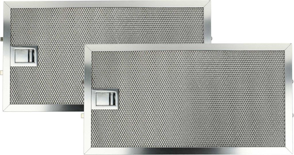 vhbw 2x Filter Metallfettfilter Ersatz für Miele 8258211 für Dunstabzugshaube, Metall