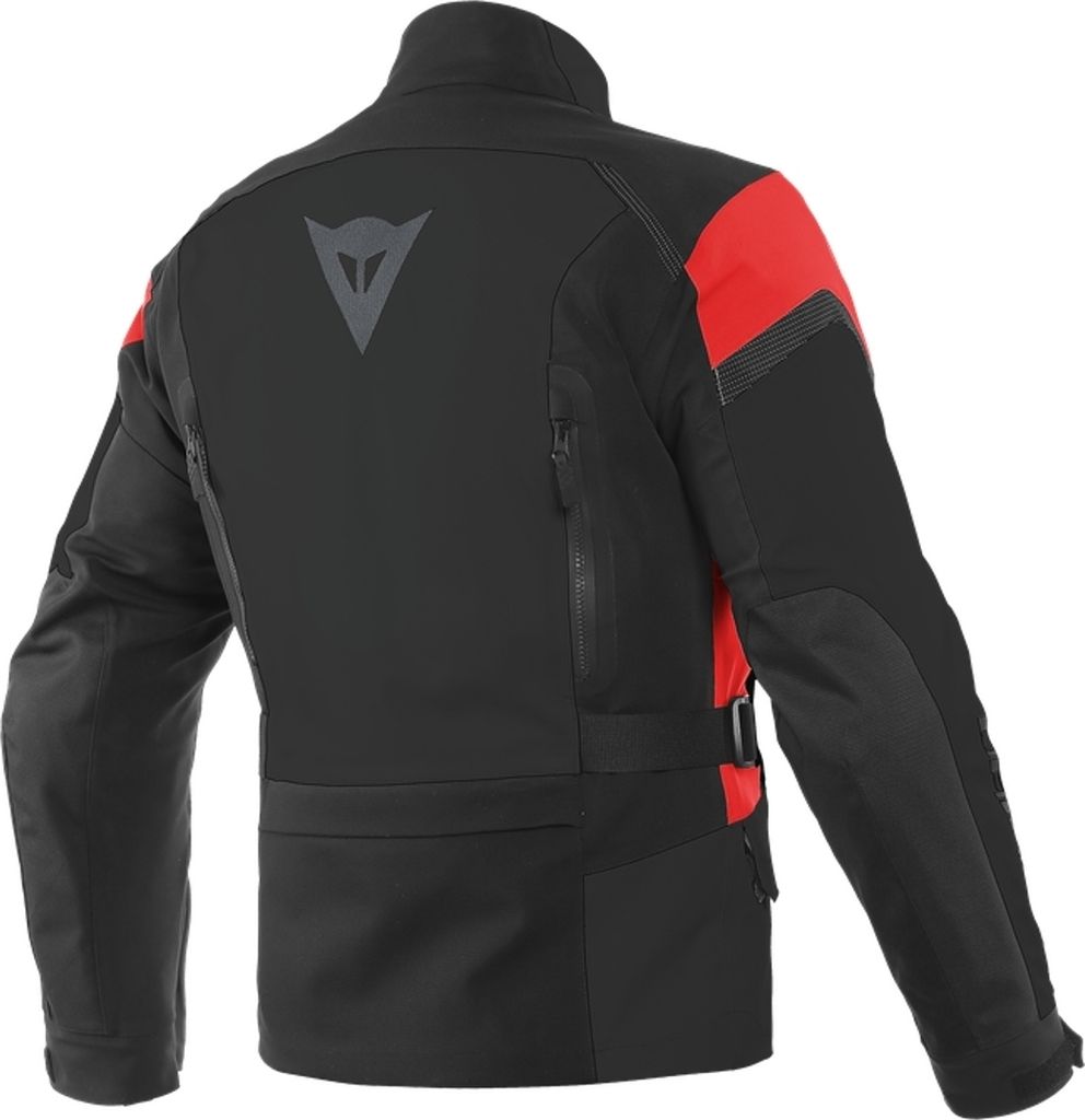 Dainese Tonale D-Dry Motorrad Textiljacke Farbe: Schwarz/Rot, Grösse: 48