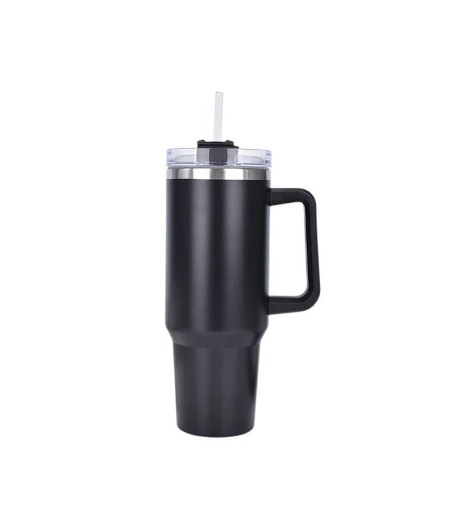 Pronett XJ5557 Termohrnek s uchem a brčkem, nerez, 1000 ml Obrázek produktu 