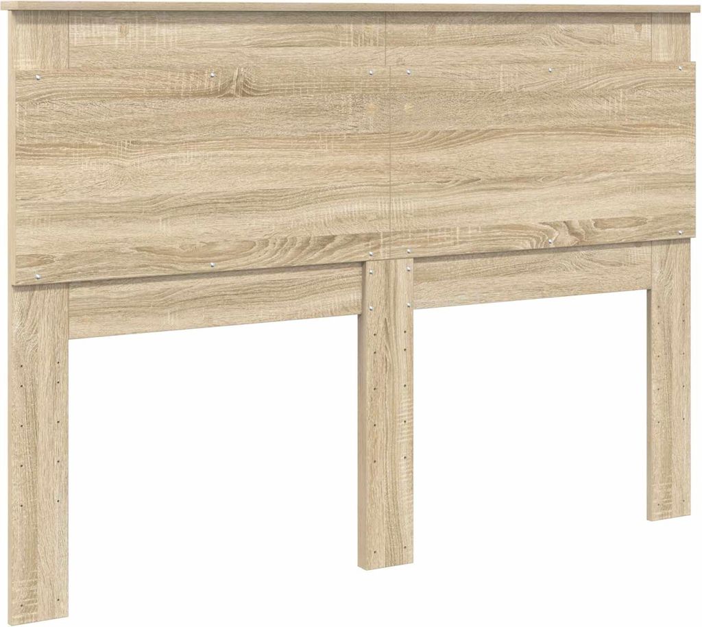 vidaXL Kopfteil mit Kopfteil Sonoma-Eiche 140 cm Holzwerkstoff