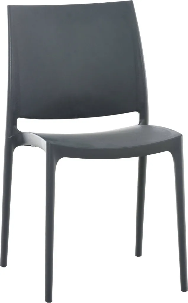 Meubles de jardin en aluminium gris anthracite - Salon de jardin 4 places