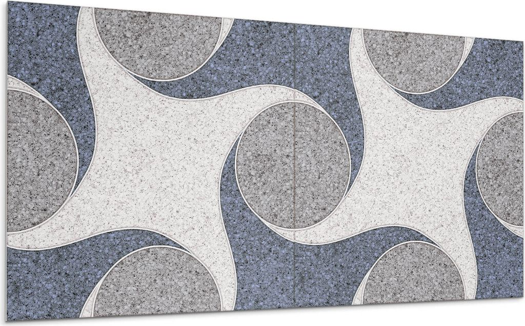 Abstraktes Mosaikmuster – Selbstklebende Fliesen – Wandverkleidung – Wandpaneel – PVC Fliesen – Vinylflisen – PCV Flisen – Selbstkleb...