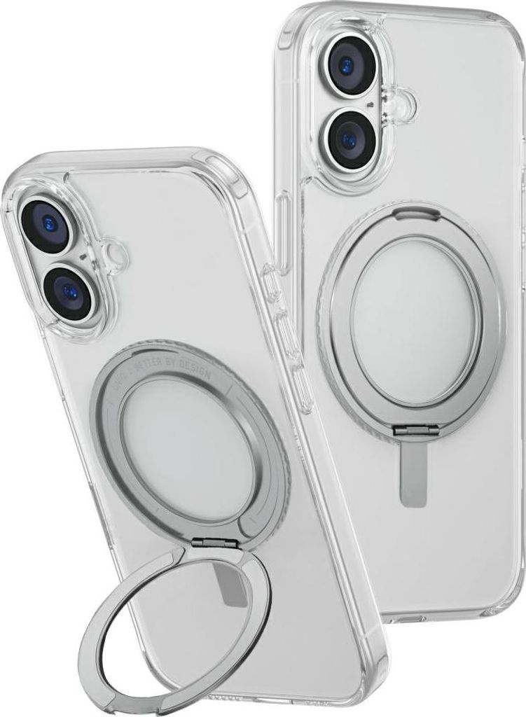 UNIQ Swivix 360 Hülle für iPhone 16 Plus Klar