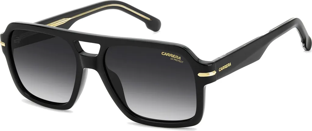 Lunettes Carrera 377/S Noir Mat 56mm monture rectangulaire pour homme
