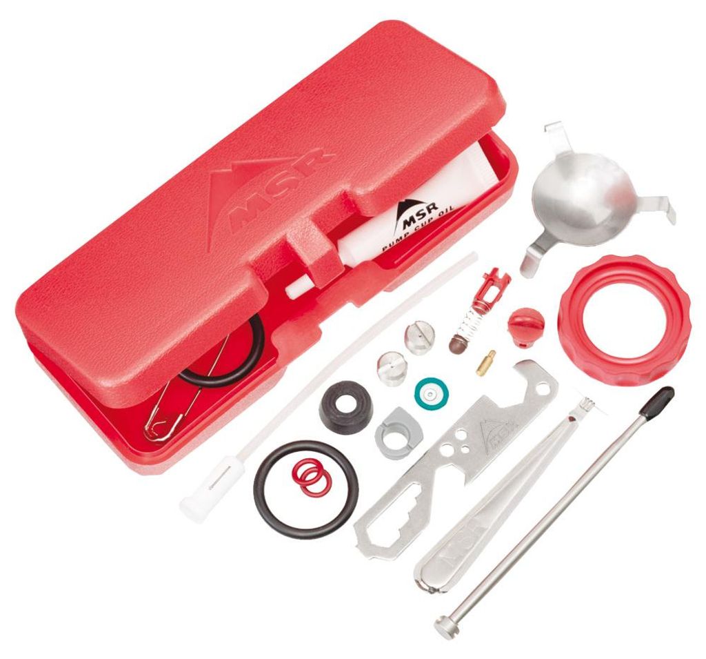MSR Dragonfly Expedition Service Kit, Schwarz, Metallisch, Rot, Vereinigte Staaten, 100 g, 58 mm, 147 mm, 25,4 mm