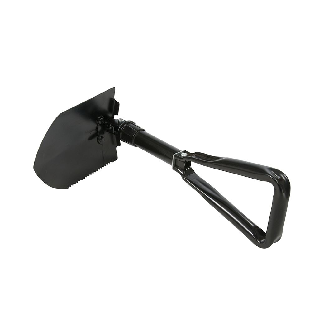 Klappspaten 580mm schwarz inkl. Tragetasche Produktbild 