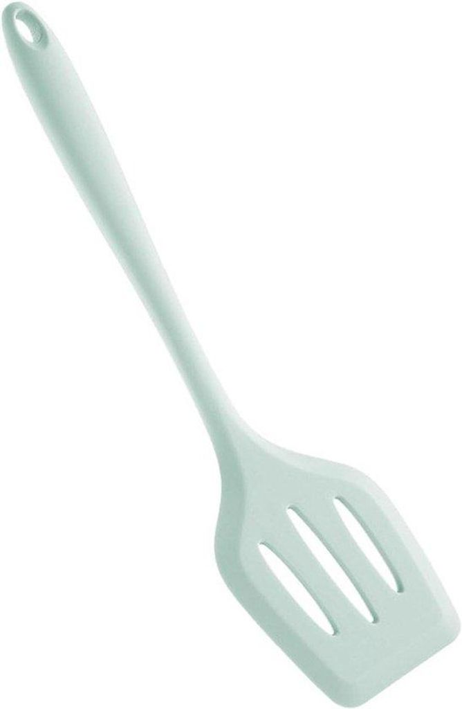 Silikonschaber grün extra lang Antihaft für Fisch Eier Pfannkuchen
