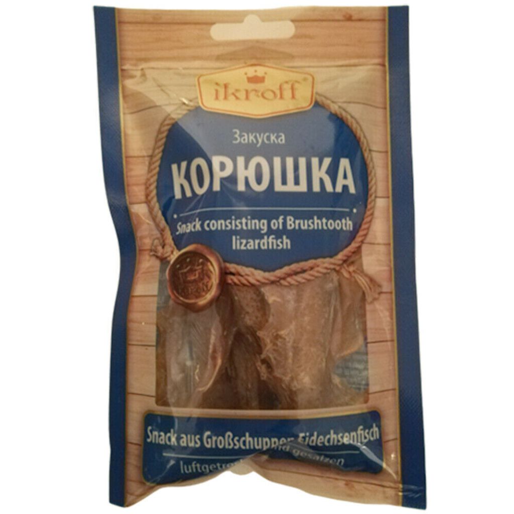 Koruschka Fisch luftgetrocknet gesalzen 36g Beer Snack Produktbild 
