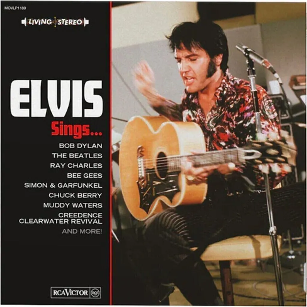 Album Elvis Sings Elvis Presley Vinyle Blanc Numéroté 180g Audiophile