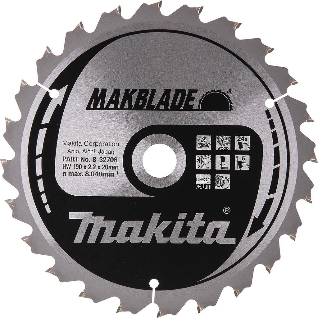 Makita MAKBLADE Lama da taglio 190x20x24Z MAKBLADE Lama da Immagine del prodotto 