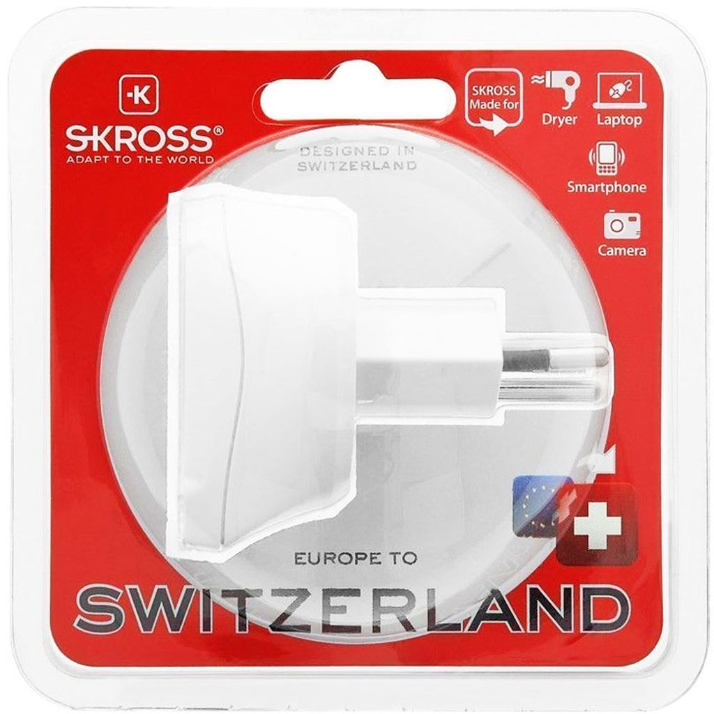 SKROSS 73563 Adattatore Europa-Svizzera, spina Svizzera Immagine del prodotto 