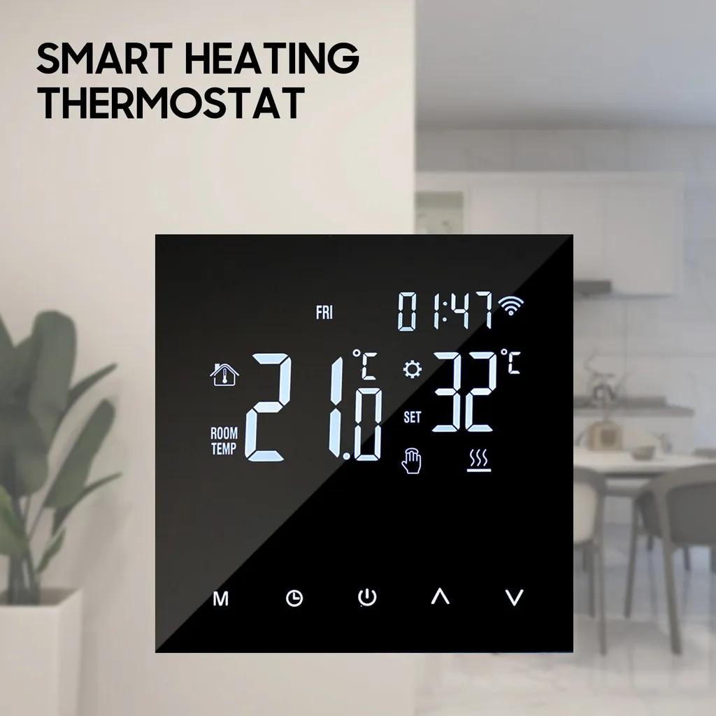 Thermostat d'Ambiance Programmable WiFi pour Chauffage Hydraulique - 5