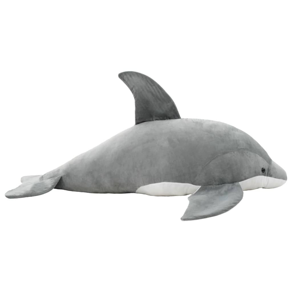 Delfin Kuscheltier Plüsch Grau Produktbild 