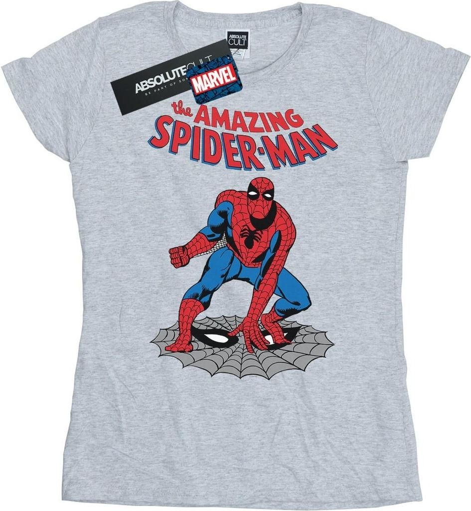 Marvel - "The Amazing Spider-Man" T-Shirt für Damen BI34273 (M) (Grau)