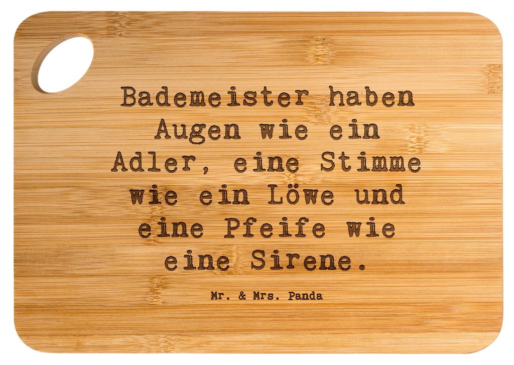 Mr. & Mrs. Panda schneidbrett Spruch Bademeister Superheld - Transparent - Geschenk, Herz, Beruf, Schneidebrett, Augen wie ein Adler, Berufsgestalt...